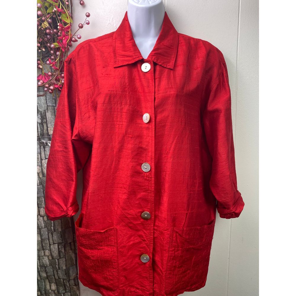 CHICO'S DESING 100% SILK            HH